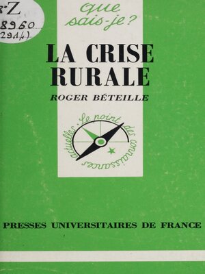 cover image of La crise rurale